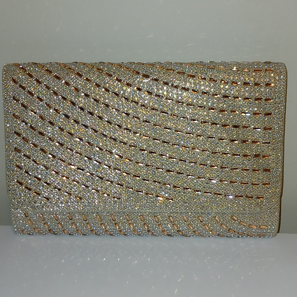 Elegant Silver and Gold Clutch
